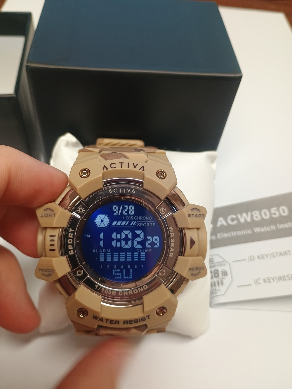ACW8050MC-012 Activa X Invicta Digital Essentials Men's Watch Desert Camo- 50mm